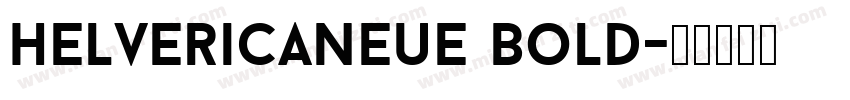 helvericaNeue bold字体转换